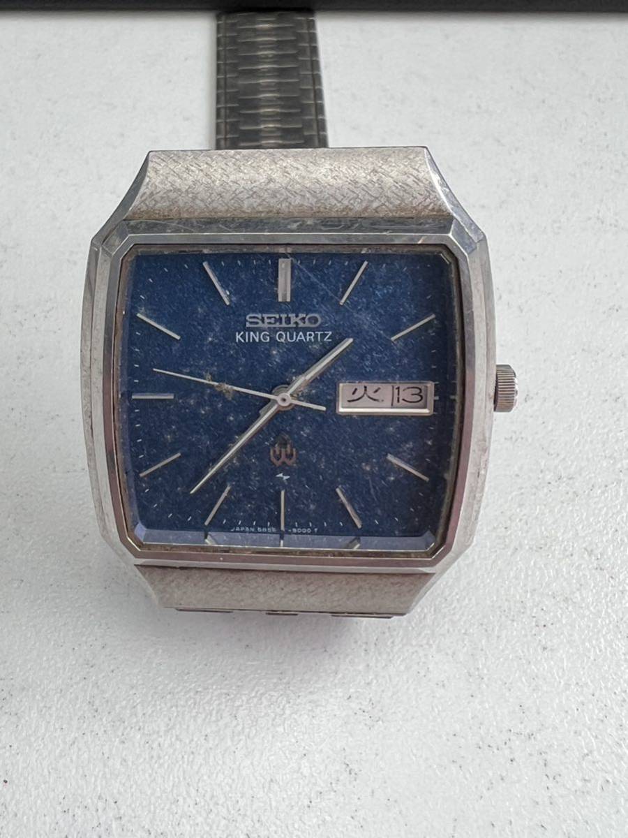 △ SEIKO セイコー KING QUARTZ キングクォーツ 5856-5000 メンズ