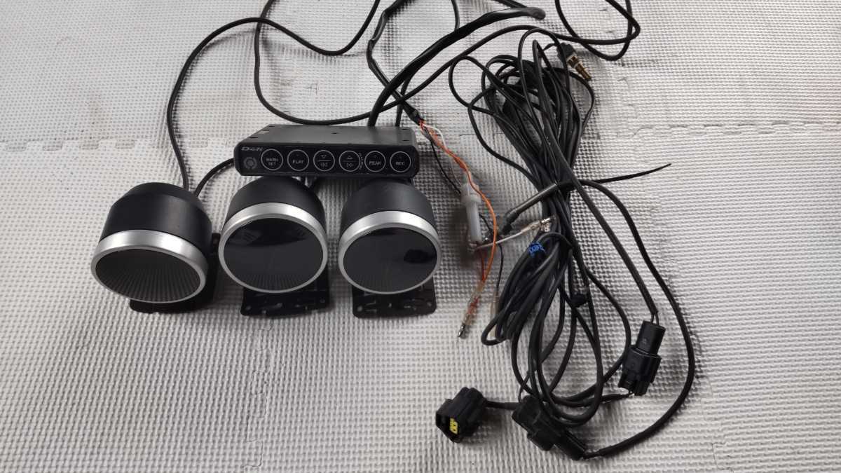 Defi 60パイ デフィ 3連メーター 水温 ADVANCE bf defi ユニット付き 