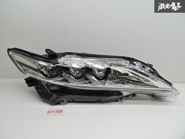 トヨタ 純正 60系 ハリアー 後期 LED ヘッドライト ユニットのみ 右 