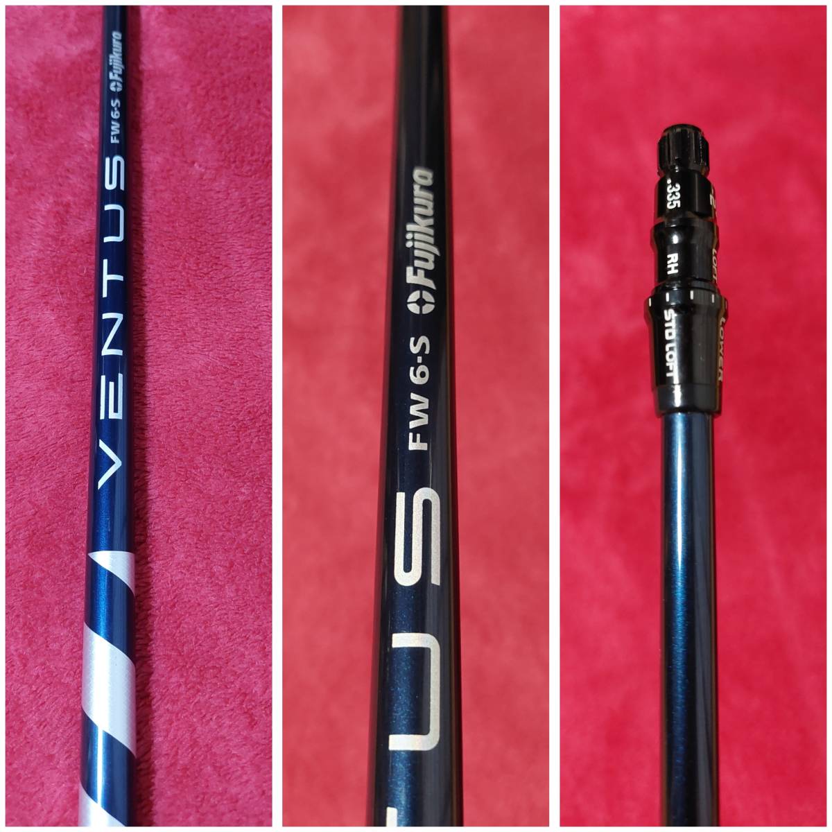 ☆名器☆TaylorMade SIM 3W 5Wベンタスブラック6S 7Sセット