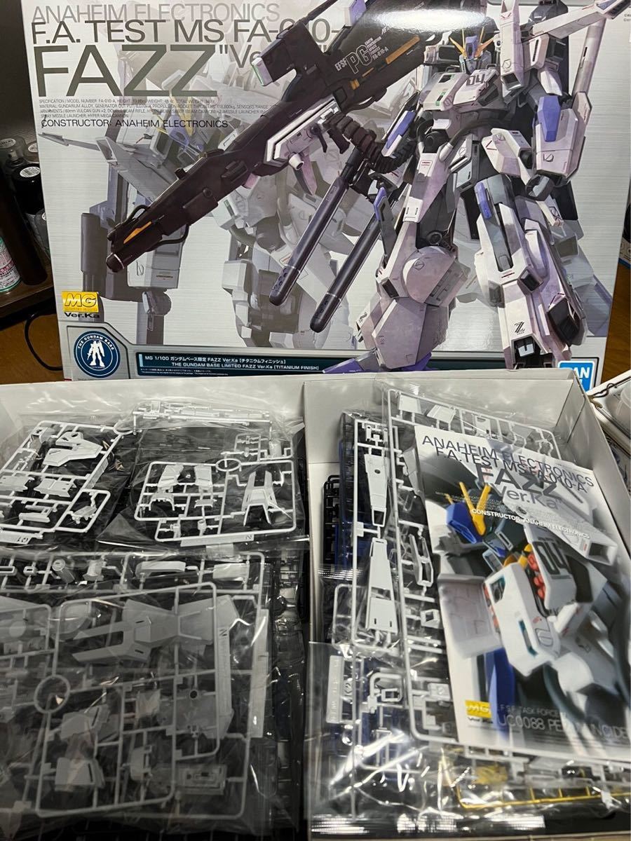 MG 1/100 FAZZ Ver.ka チタニウムフィニッシュVer(機動戦士ガンダム