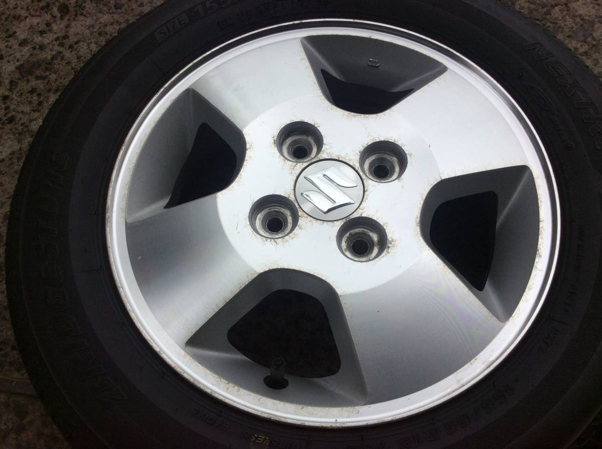 M5581 キャリートラック エブリイバン 等に！ スズキ 純正 13インチアルミ＆155/65R13 夏タイヤ4本セット☆彡 ワゴンR MRワゴン アルト SUZUKI DIGITAL LIBRARY｜四輪車 エブリィ キャリーの通販 キャリイ特装車シリーズ｜スズキ