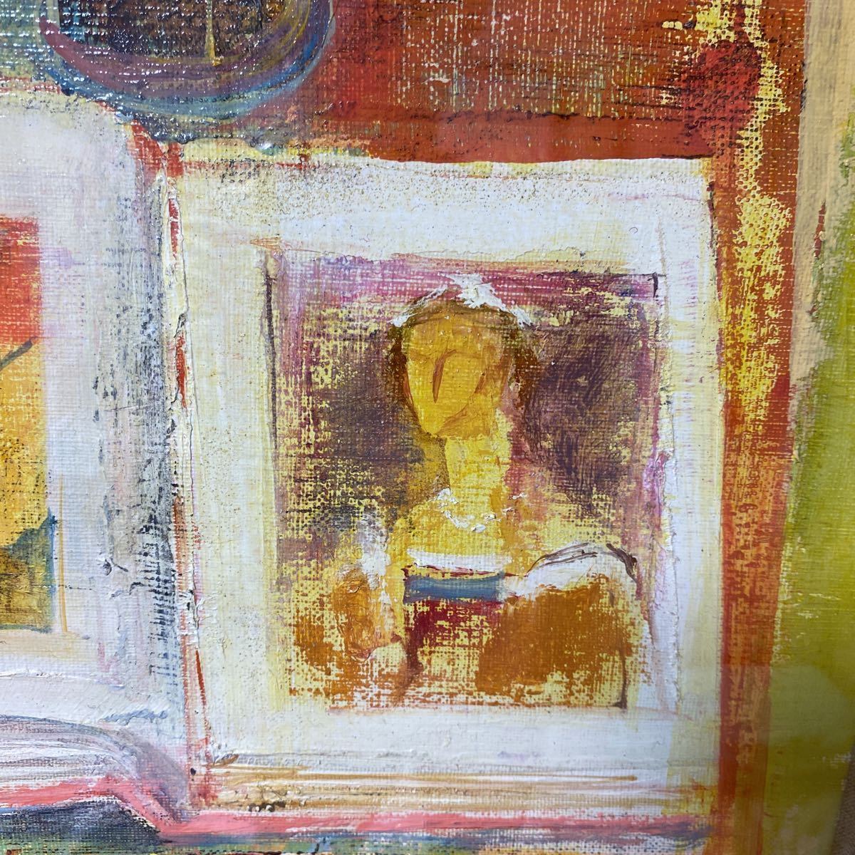 真作】島田三郎 油彩画「ベル・イル」F8号 画歴メモ・タトウ箱・黄袋