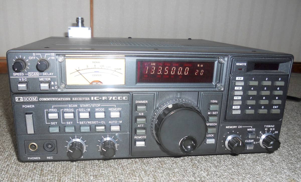 ◇◇ICOM IC-R7000 20kHz～999MHz，1.2GHz帯用の広帯域受信機◇◇