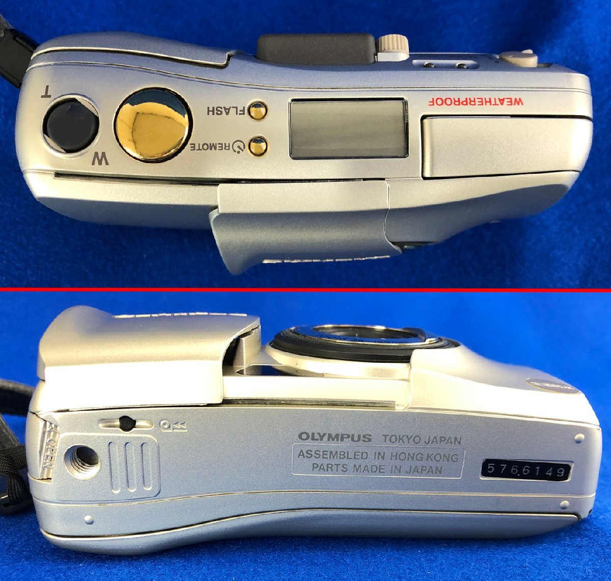 ☆ジャンク品☆フィルムカメラ μ ZOOM 105 DELUXE OLYMPUS OLYMPUS