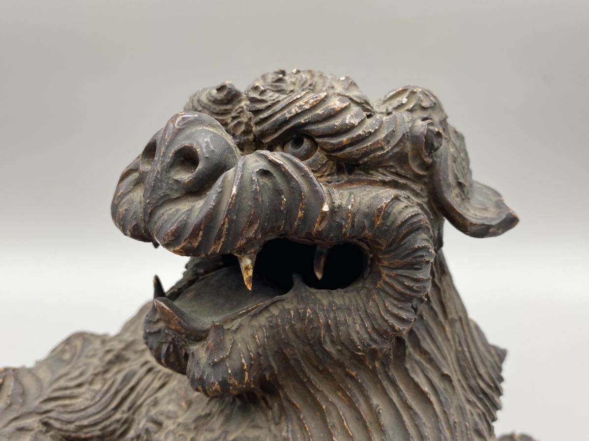 Yahoo!オークション - 桃花島B0024瀬戸 獅子 狛犬 名工 加藤 「加藤春