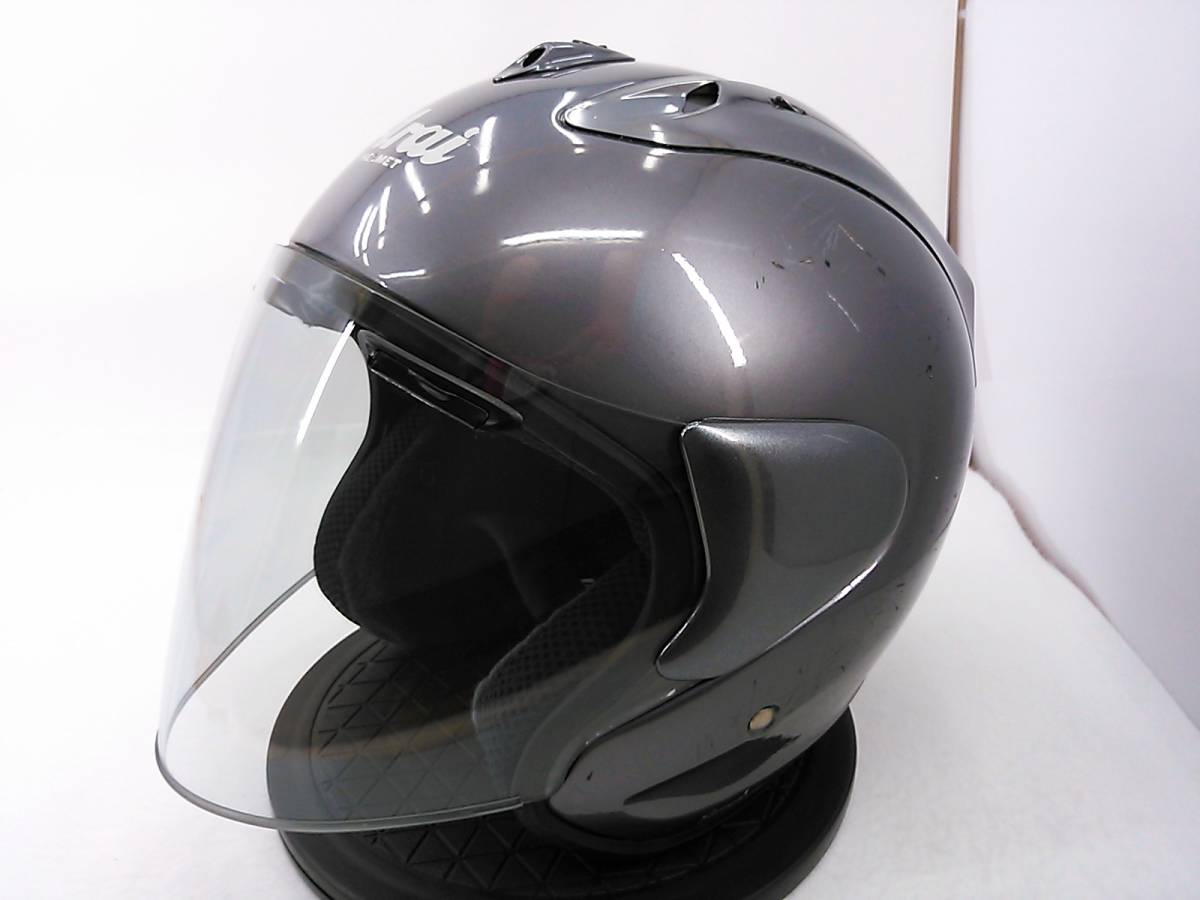 Arai アライ SZ-RamⅡ シルバー SZ-Ram2 ジェットヘルメット Lサイズ
