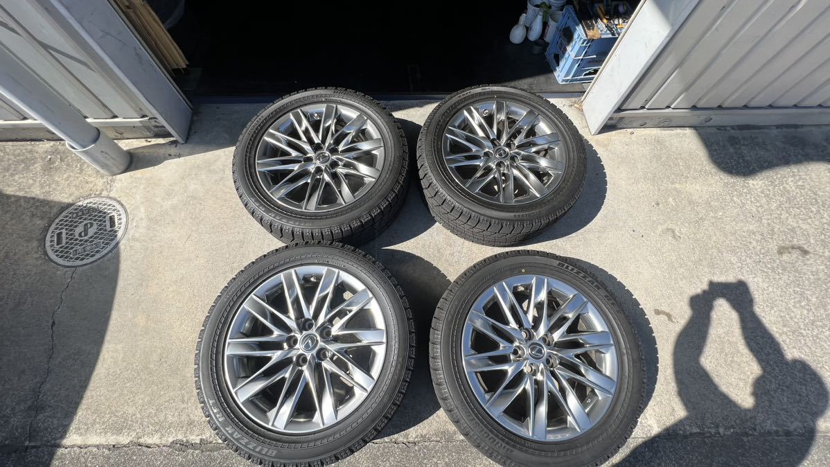 LEXUS LS500 純正ホイール 245/50/19スタッドレスタイヤ付き MS-1169