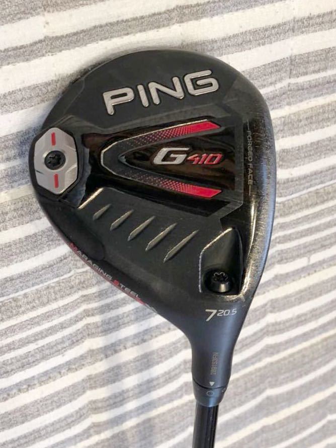 PING G410 7番 FW テンセイCK PRO オレンジ6S PING G410 7W (20.5) テンセイオレンジプロ 70(S) フェアウェイウッド