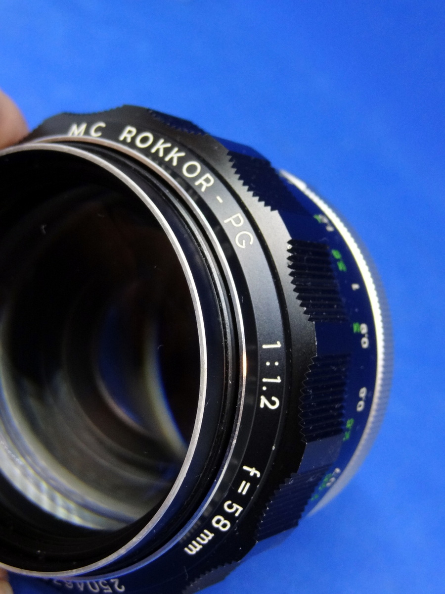 MINOLTA MC ROKKOR-PG 58mm F1.2 単焦点 大口径レンズ SRマウント 難