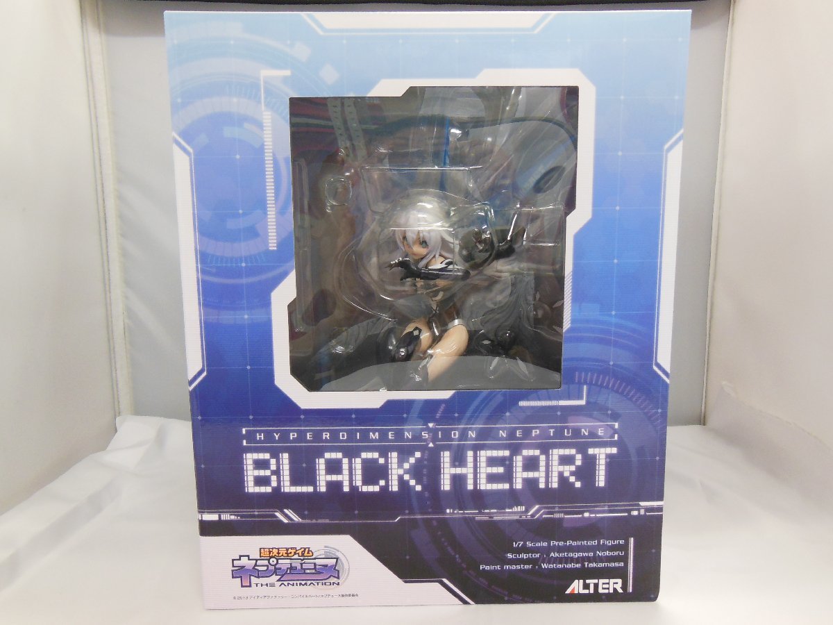 （未開封品）ブラックハート 「超次元ゲイム ネプテューヌ 」 1/7 PVC製塗装済み完成品　フィギュア　アルター