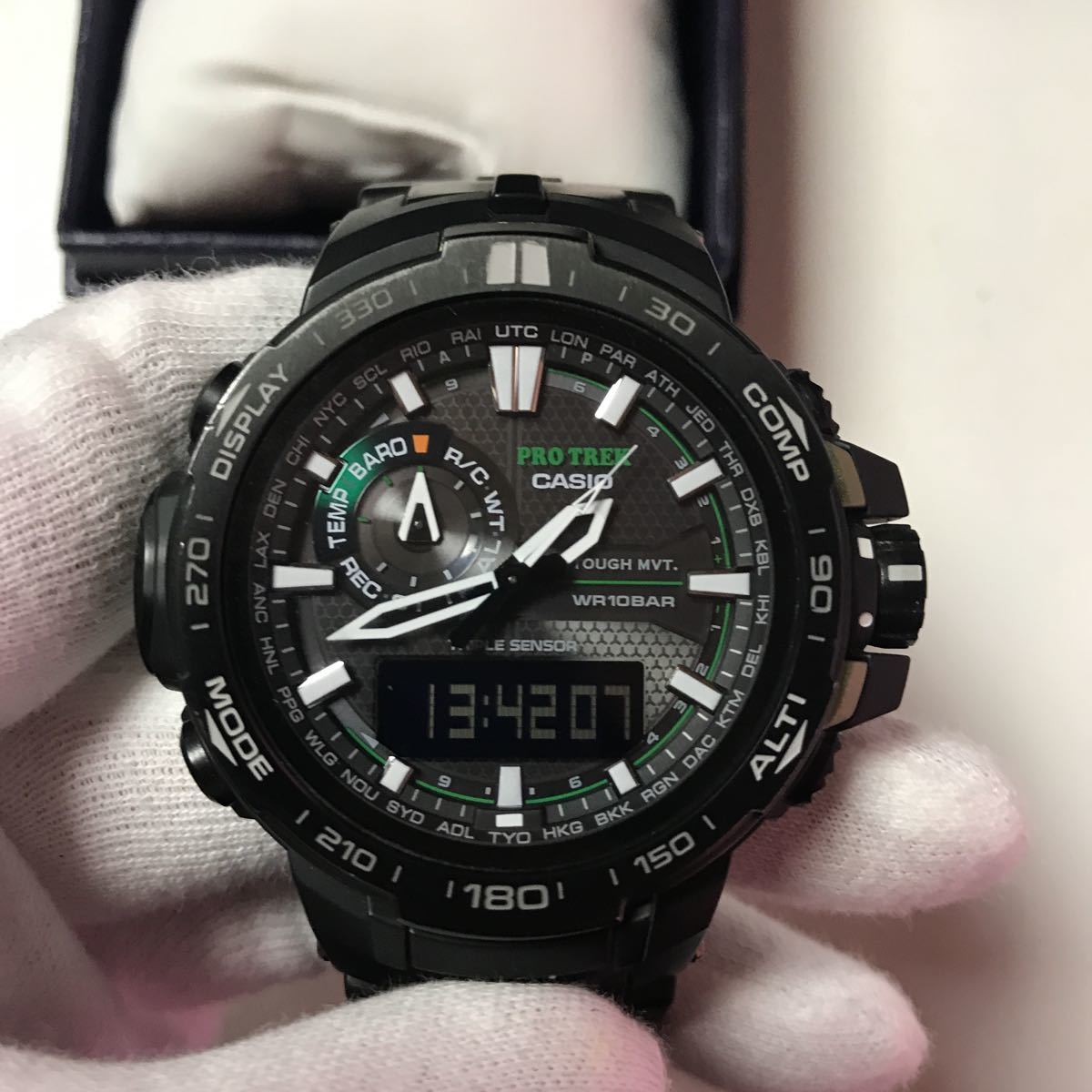 G-SHOCK CASIO 美品 GW-M5610BA 送料 アナログ G-SHOCK 稼働品 美品 電波