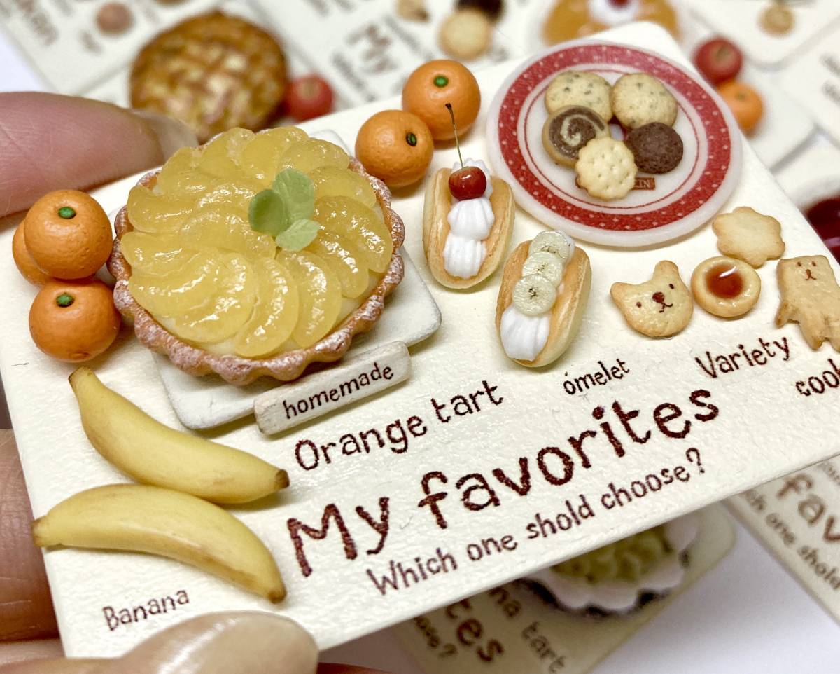  ドールハウス ミニチュア お菓子図鑑 オレンジタルト(ドールハウス)｜売買されたオークション情報、yahooの商品情報をアーカイブ公開 - オークファン ドールハウス
