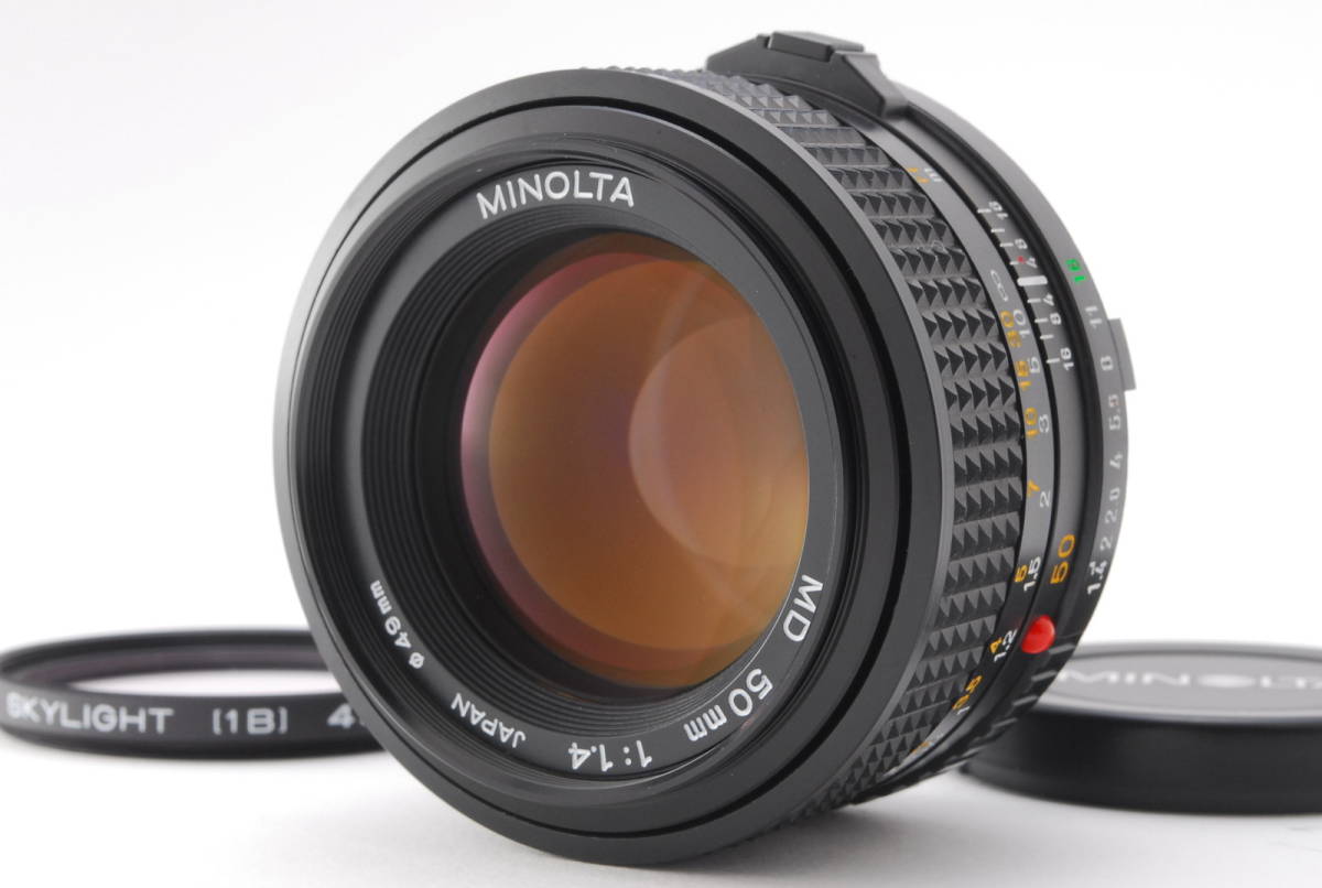 【美品】Minolta md 50mm f1.4 ミノルタ 53@LM