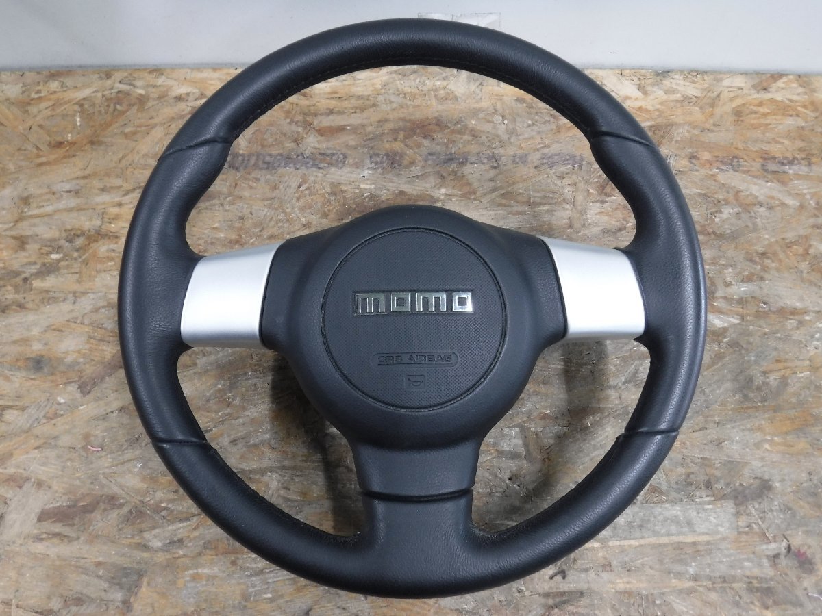 ★ ダイハツ / 純正オプション / momo / レザー ステアリング / MOMO モモ ハンドル ホイール GS120-02750 MOMO ダイハツ 純正 o-4 psi』 MOMOレザーステアリング
