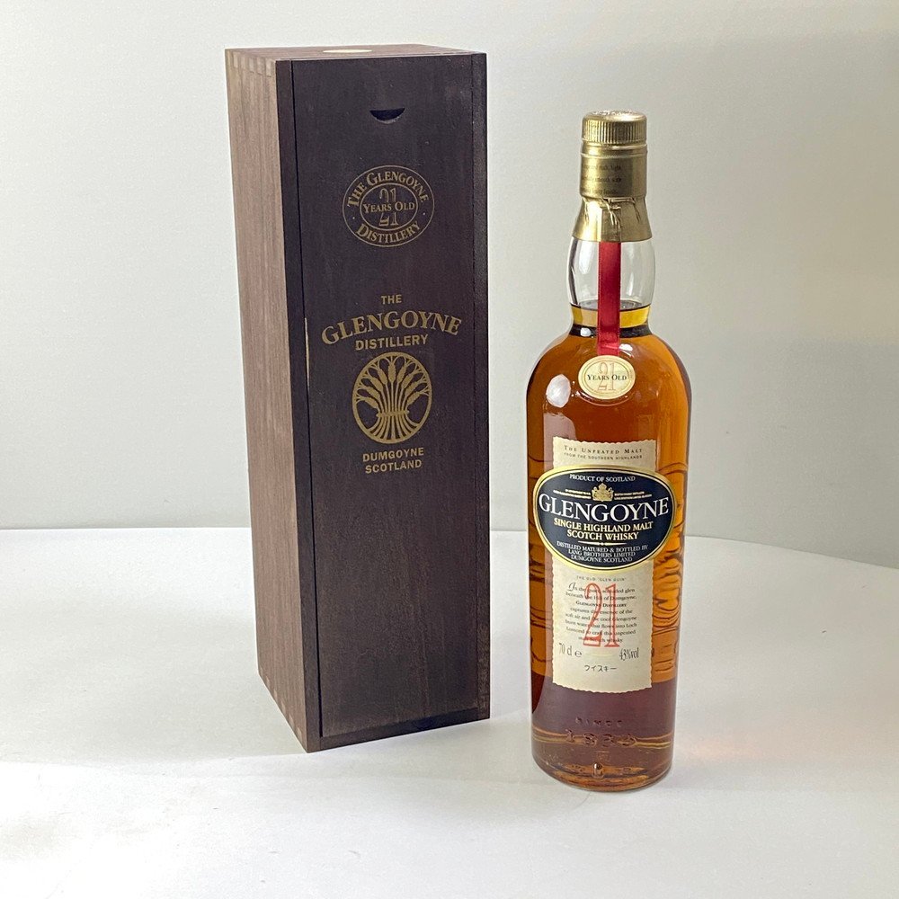 GLENGOYNE グレンゴイン 21年 箱付き　旧ボトル 中古美品】 GLENGOYNE グレンゴイン 21年 シングル ハイランド モルト