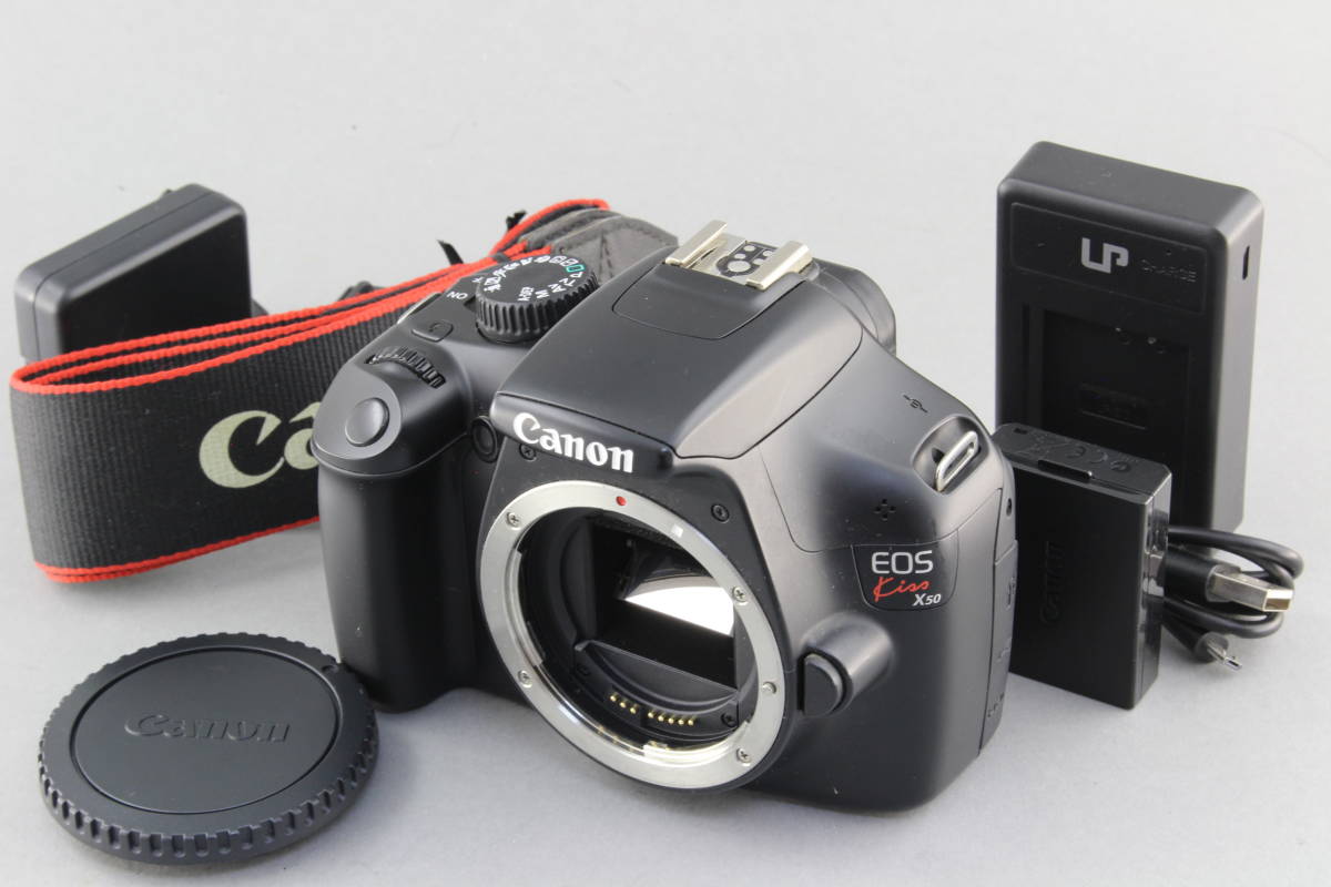最終値下げ品 A (美品) 売切り Canon キャノン EOS Kiss X50 ボディ 