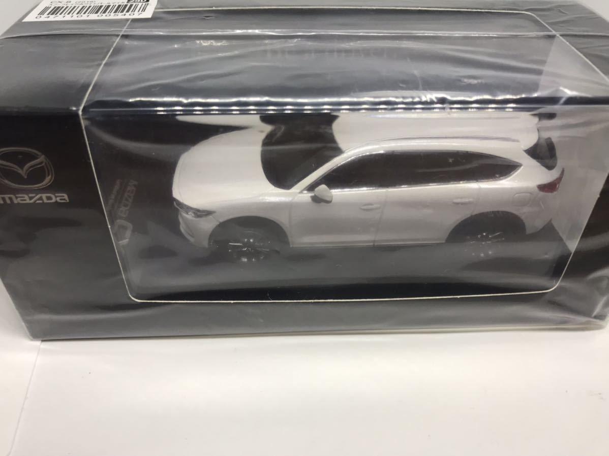 マツダパッケージ 1/43 マツダCX-8 2018 スノーフレイクホワイトパール