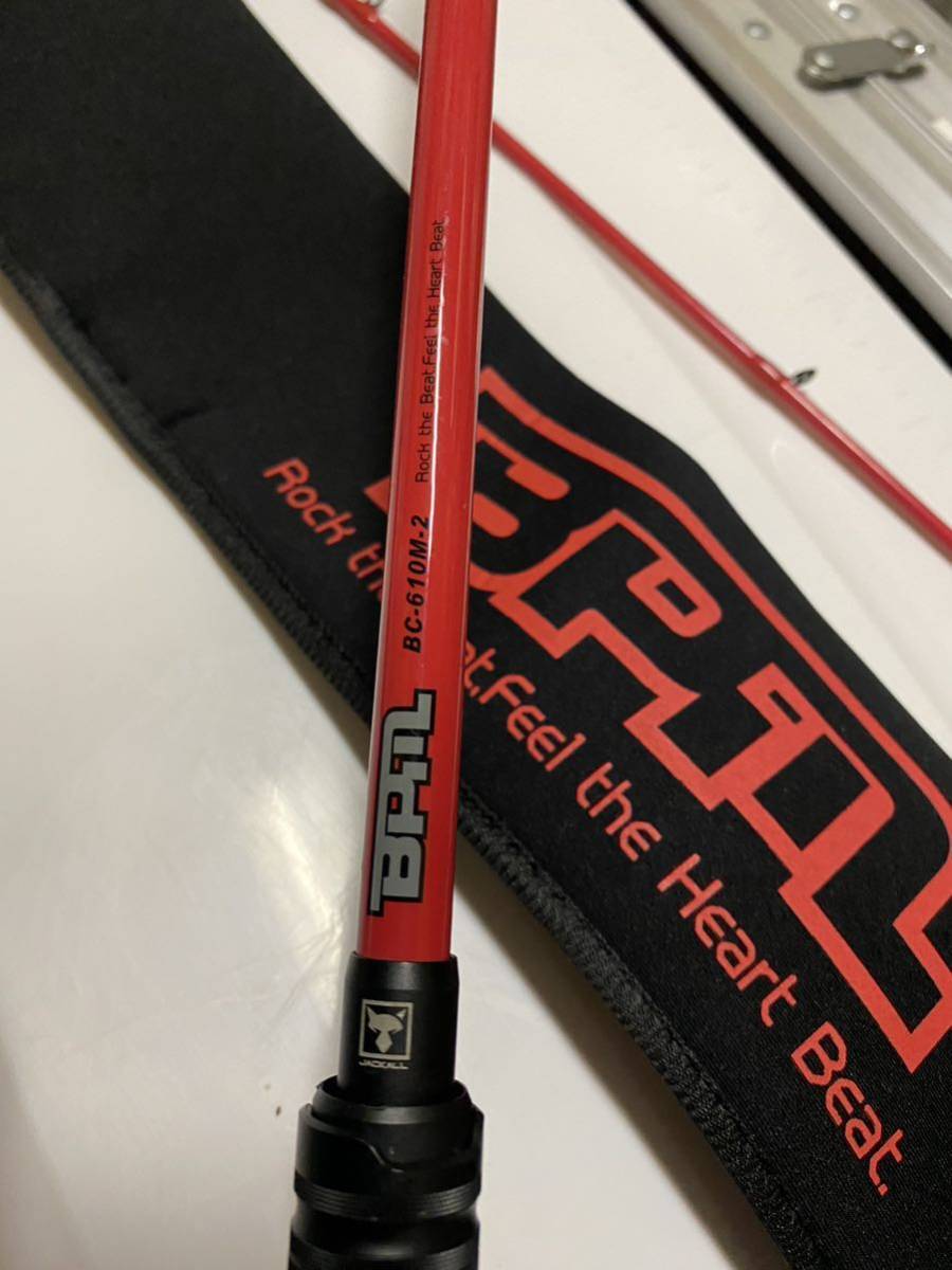 BPM2 BC-610M-2 バスロッド 赤 JACKALL ジャッカル BPM BC-610M-2 2