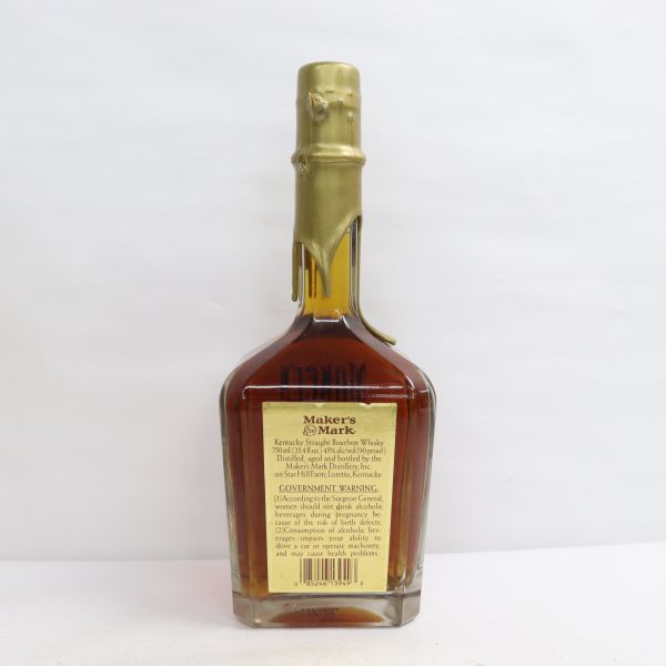 【未開封】メーカーズマーク ゴールドトップ メーカーズマーク ゴールドトップ VIP Maker's Mark 750ml ゴールド