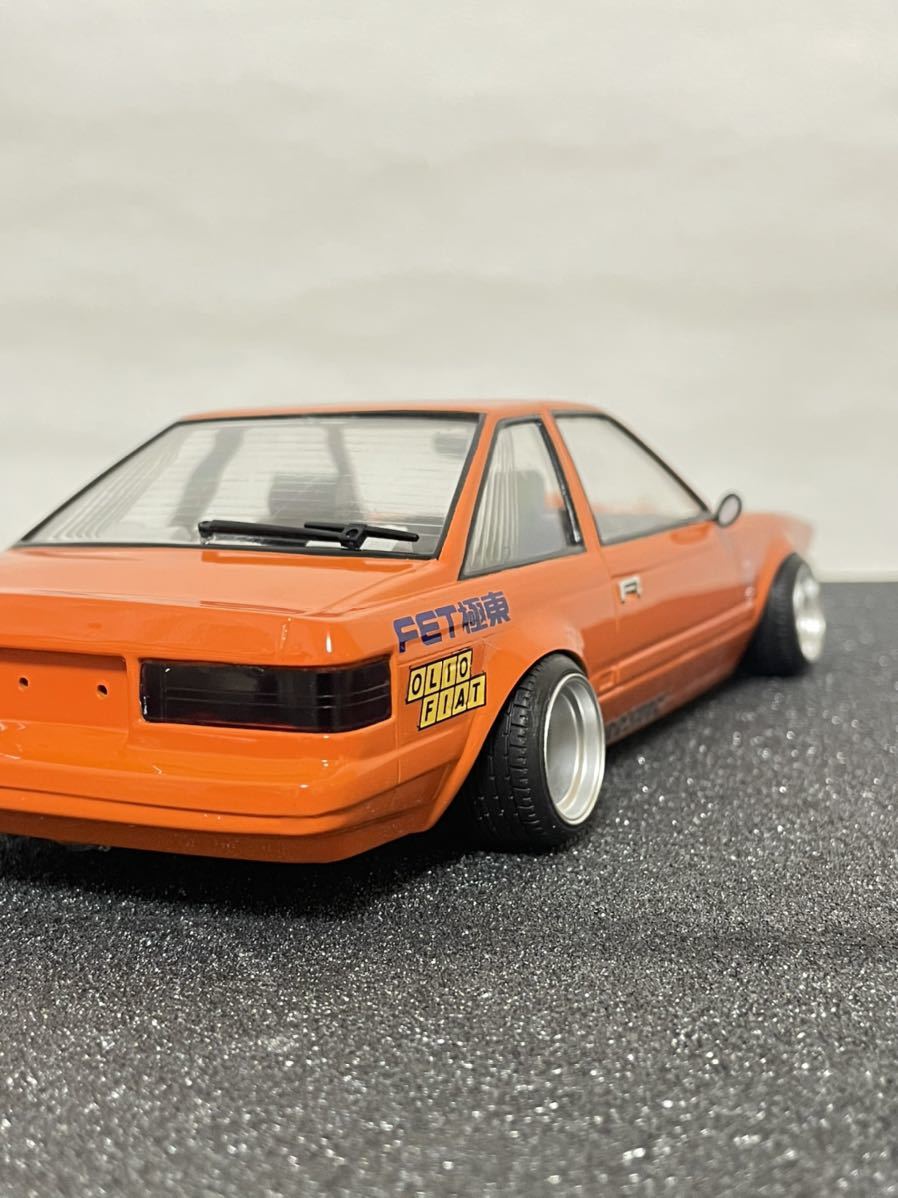 1/24 アオシマ 街道レーサー 10ソアラ 完成品 プラモデル タミヤ製・1