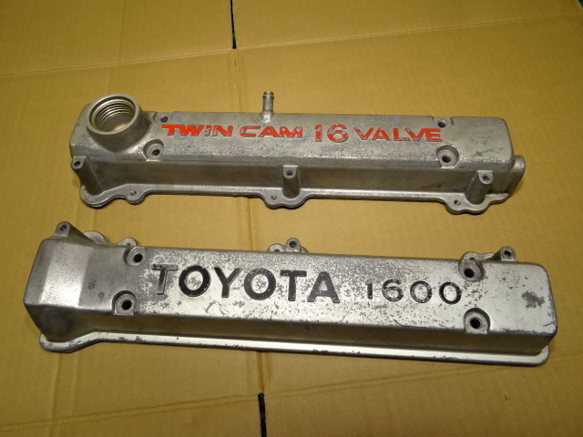 4AG カムカバー AE86 AE92 AE101 中古 ヘッドカバー タペットカバー 