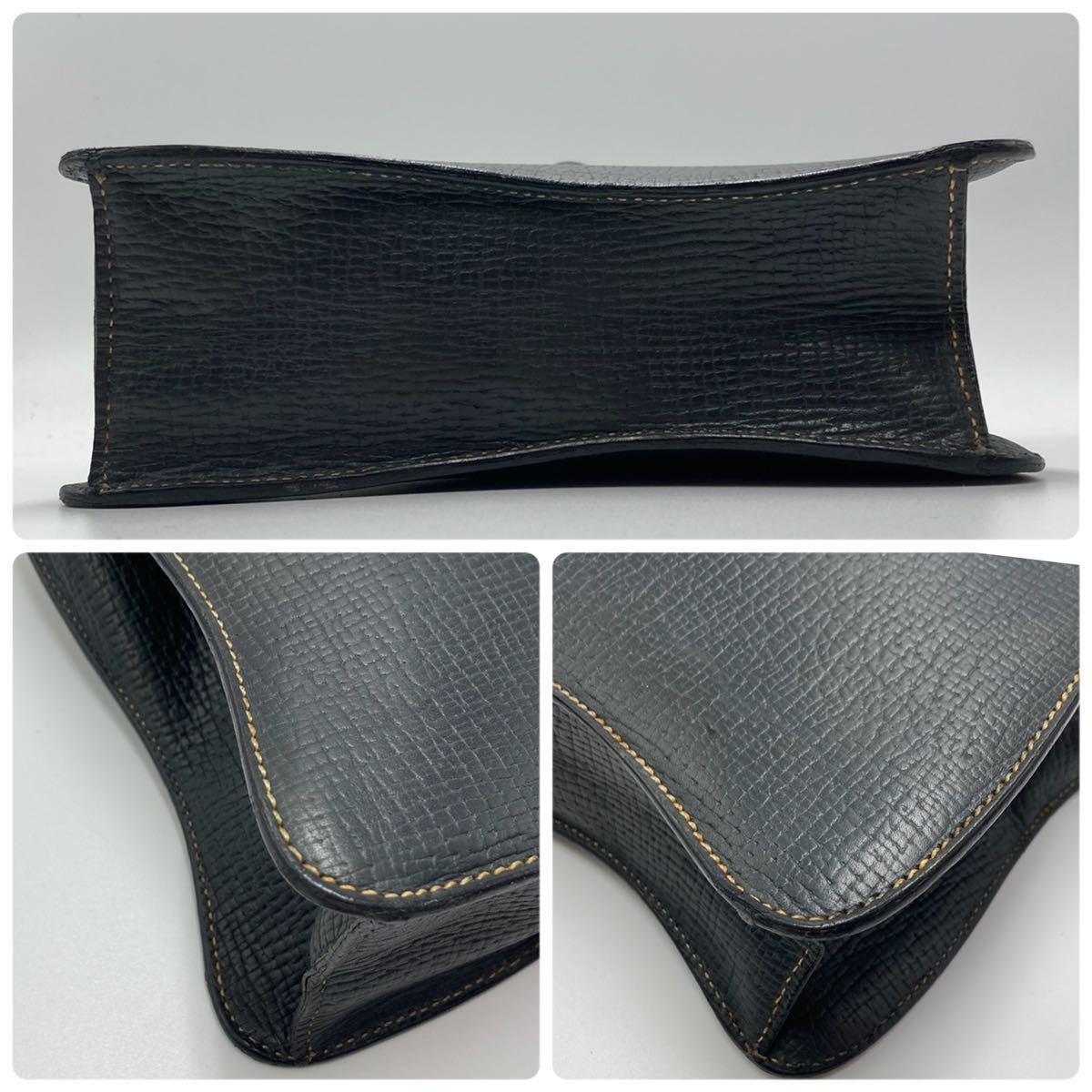 1円《極美品・超希少》 LOEWE バルセロナ ミニ ハンドバッグ 手裏剣型 