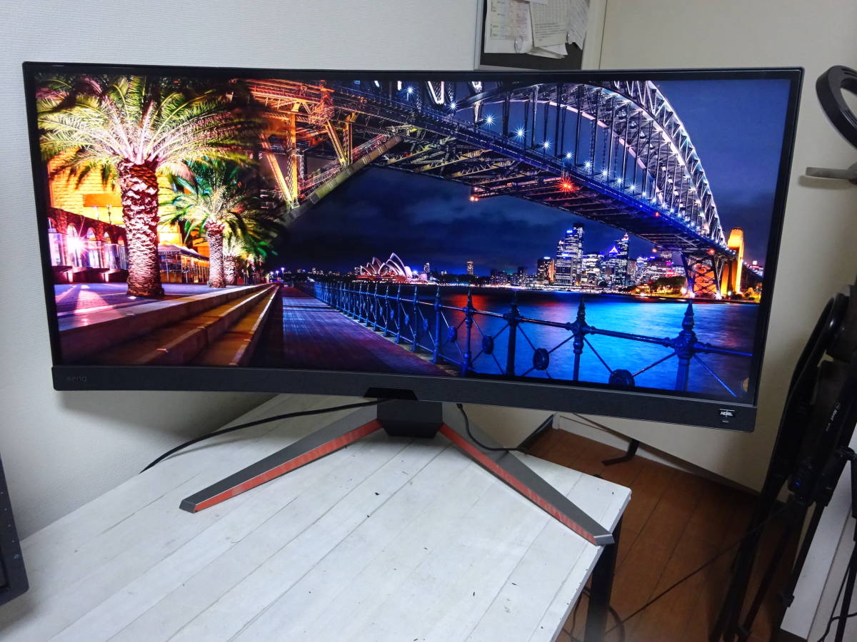 BenQ MOBIUZ EX3415R ウルトラワイド湾曲ゲーミングモニター
