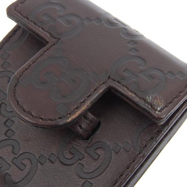 GUCCI グッチ トラベルクロック グッチシマ レザー 希少 置き時計 SS