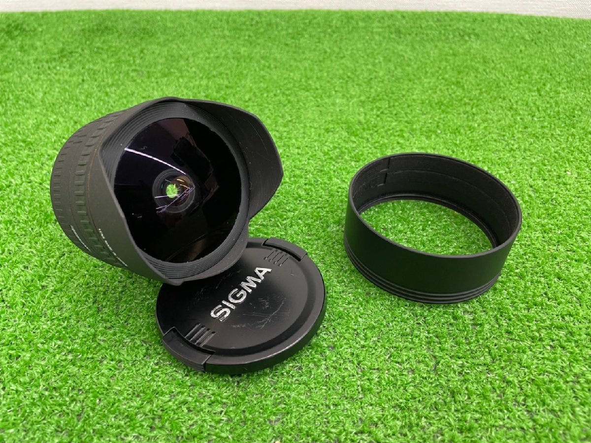 SIGMA 魚眼レンズ　Canon 対応　ジャンク品 ☆1574 ジャンク品 魚眼レンズ SIGMA シグマ 15mm 1:2.8 EX FISHEYE
