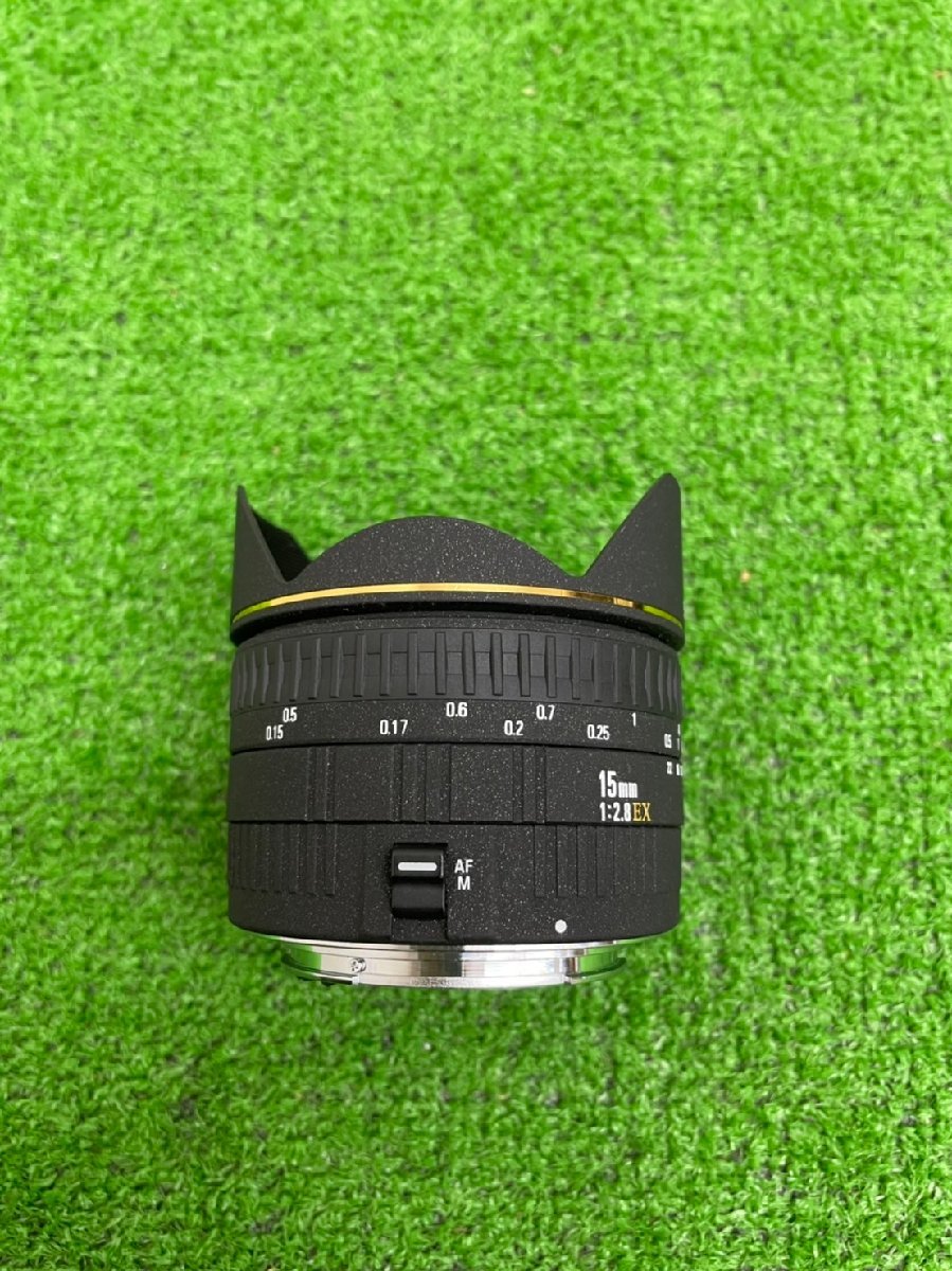 ☆1574 ジャンク品 魚眼レンズ SIGMA シグマ 15mm 1:2.8 EX FISHEYE
