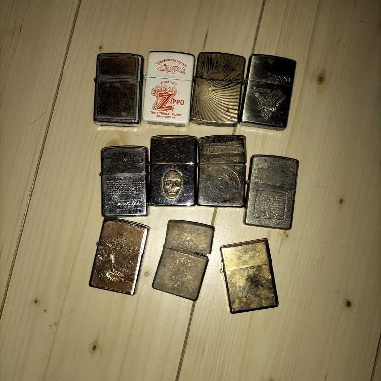 【人気SALE，格安】 ZIPPO ジッポーライター 11個まとめ売り １個アーマー ゴミジャンク品(その他)｜売買されたオークション情報、yahooの商品情報をアーカイブ公開 - オークファン Zippo