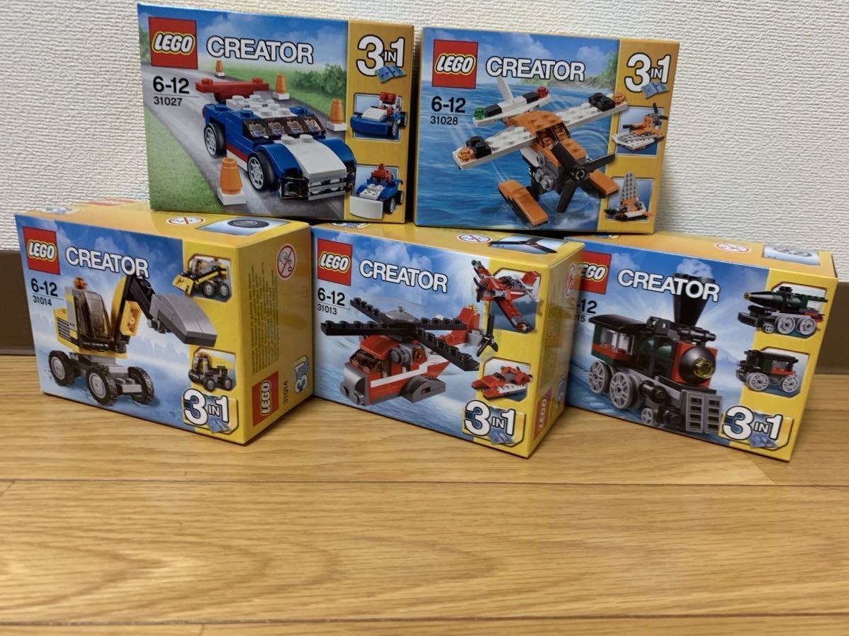LEGO クリエイター エメラルドエクスプレス31015 他　小箱5個セット