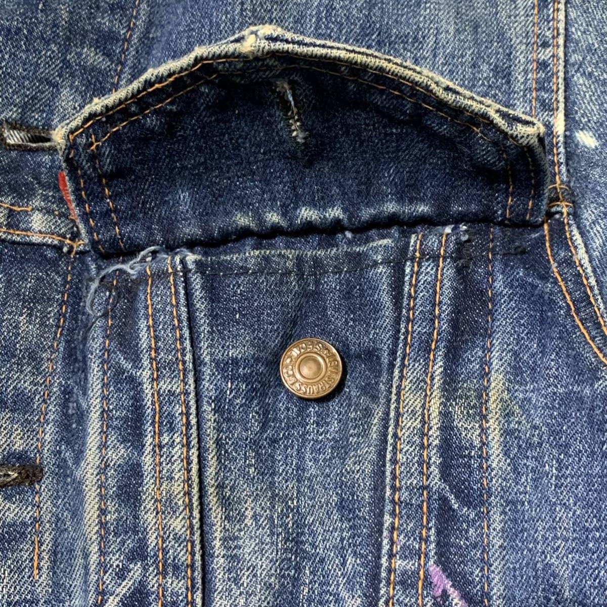 リーバイス70505ビッグE 4thGジャン 刻印ボツボツ ビンテージ USA製 
