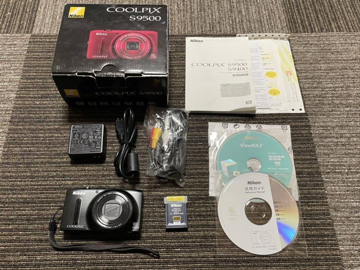 ☆Nikon ニコン コンパクトデジタルカメラ COOLPIX S9500☆中古 動作 
