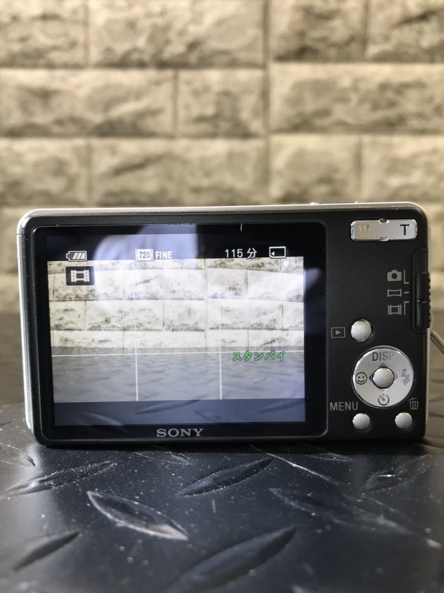 D267☆1円スタート☆SONY DSC-W350 シルバーサイバーショット Cyber