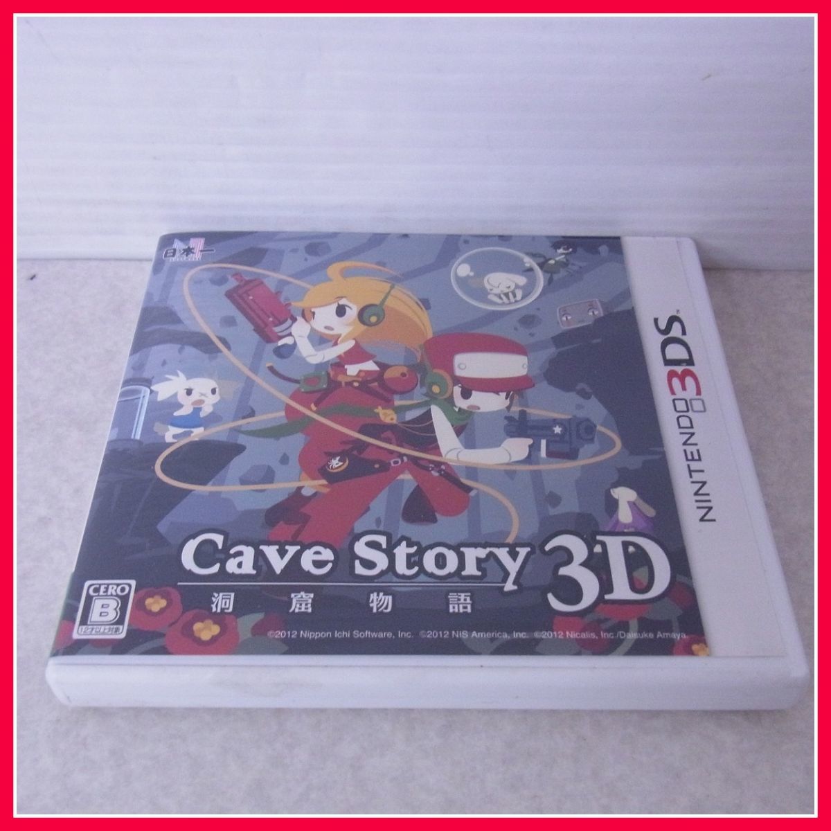 動作保証品 ニンテンドー3DS 洞窟物語3D Cave Story 日本一 箱ハガキ付【PP