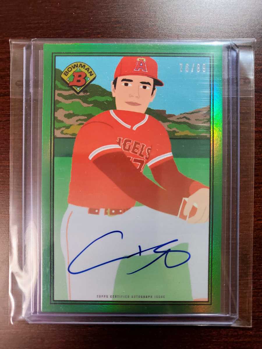 大谷翔平 Topps Bowman レア急騰中セピアリフラクター大谷カード 0