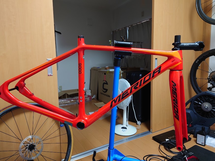 美品MERIDA CYCLO CROSS 9000 フルカーボンフレーム メリダ