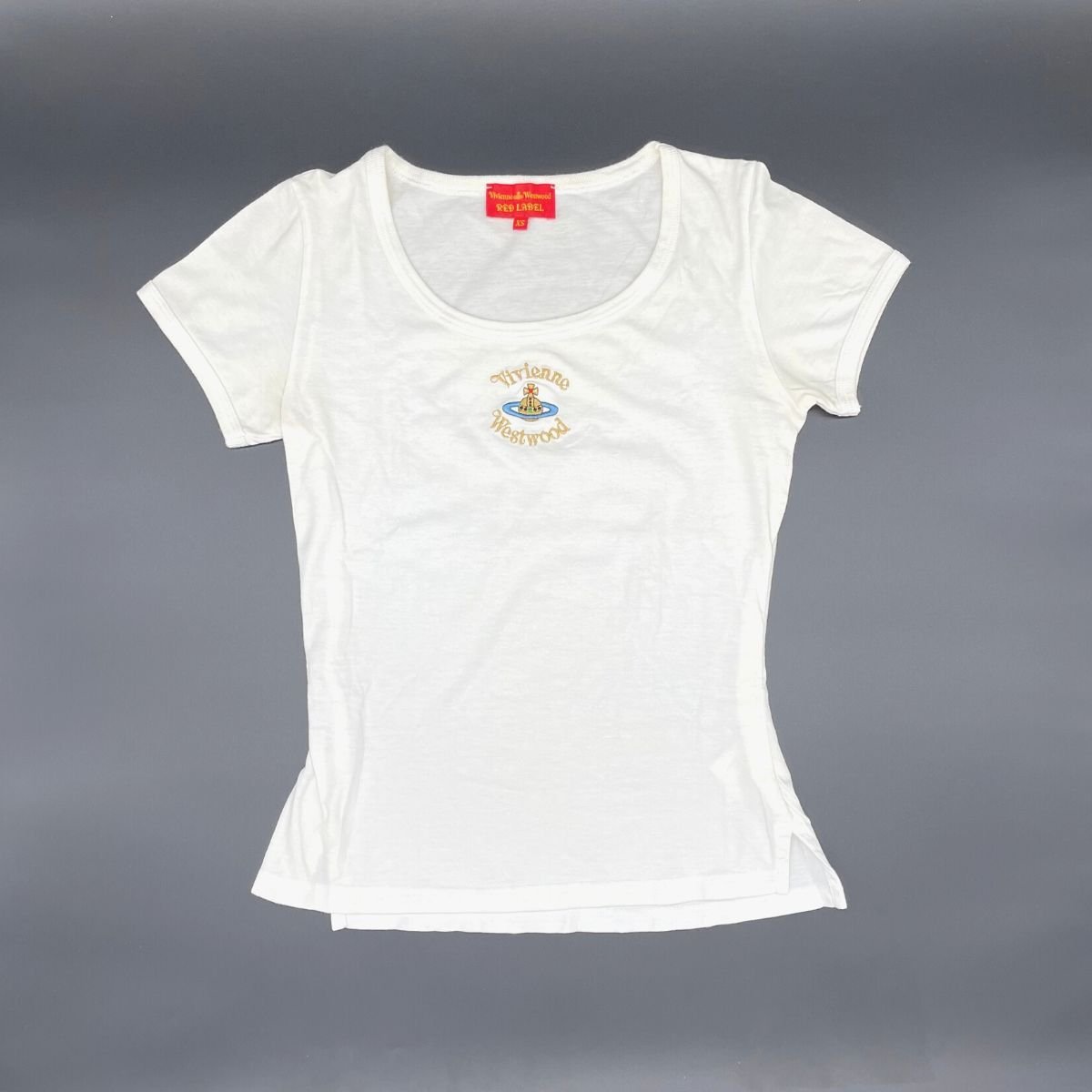 最安値，新作登場 A918 Vivienne Westwood ヴィヴィアン ウエストウッド 半袖Tシャツ ロゴ カットソー(半袖Ｔシャツ)｜売買されたオークション情報、yahooの商品情報をアーカイブ公開 - オークファン 女性用