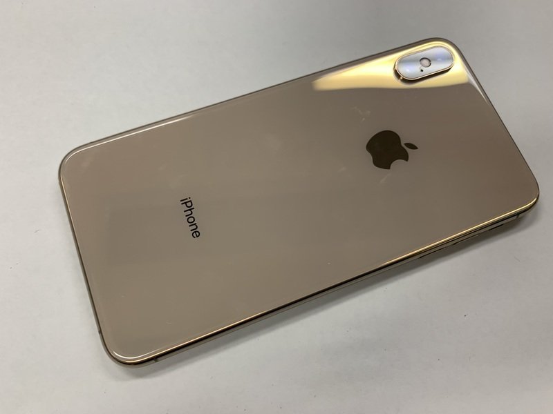 BW470 SIMフリー iPhoneXsMax ゴールド 256GB ジャンク ロックOFF