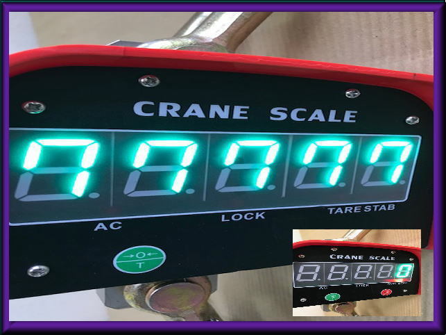充電式 デジタル クレーンスケール 吊秤 3トン 3000kg 3t クレーン