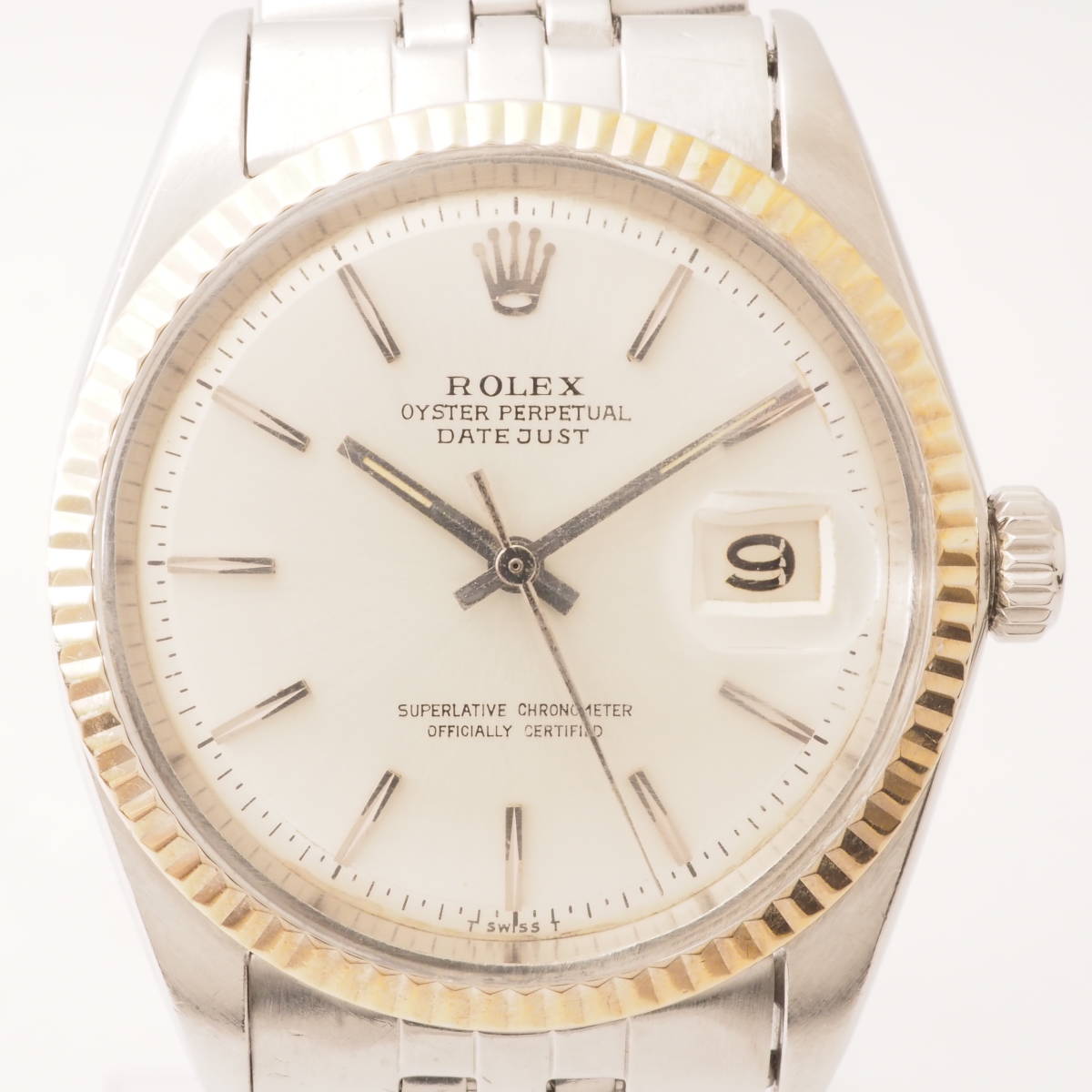 定番人気 ロレックス オイスター パーペチュアルデイトジャスト Ref 1601 ROLEX DATEJUST Cal 1560 自動巻 メンズ 男性 腕時計 1855386 CG1(本体)｜売買されたオークション情報、yahooの商品情報をアーカイブ公開 - デイトジャスト