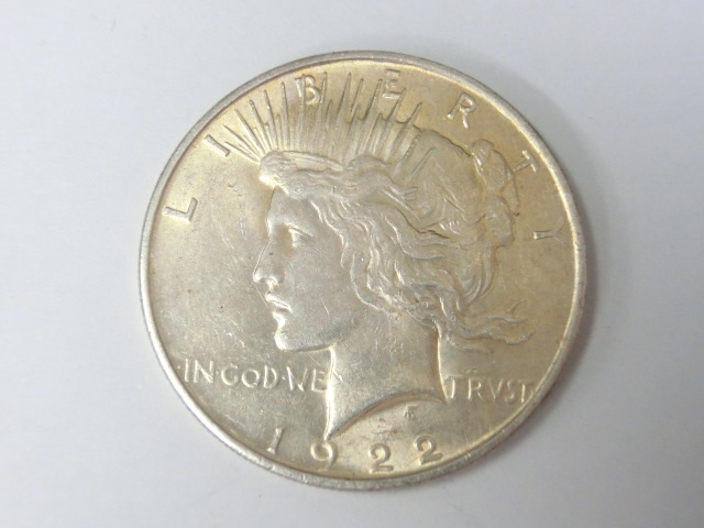 アメリカ ピースダラー 1922年 1ドル銀貨 1ドル 古銭 リバティコイン