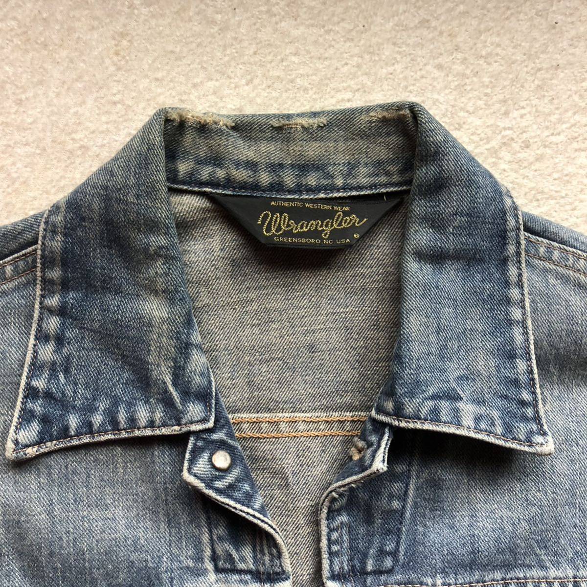 Wrangler ラングラー 11MJZ 黒タグ 60s 復刻モデル ビンテージダメージ 