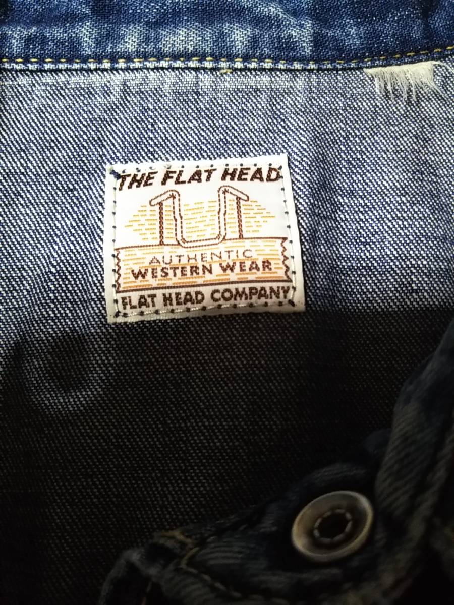 フラットヘッド FLAT HEAD THE 0 デニムシャツ 7001の通販 フラットヘッド7007デニム デニムウエスタンシャツ - 1 7001サイズ38 7001の人気アイテム 2026年最新フラットヘッド 遅れてましたフラットヘッドのウエスタンシャツ7001│アメカジショップ 7001W-40sデニムウエスタン長袖-FLATHEAD-フラットヘッド