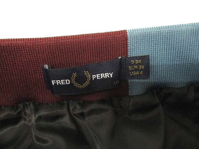 フレッドペリー FRED PERRY 21AW プリーツ ロング スカート E2103 102 