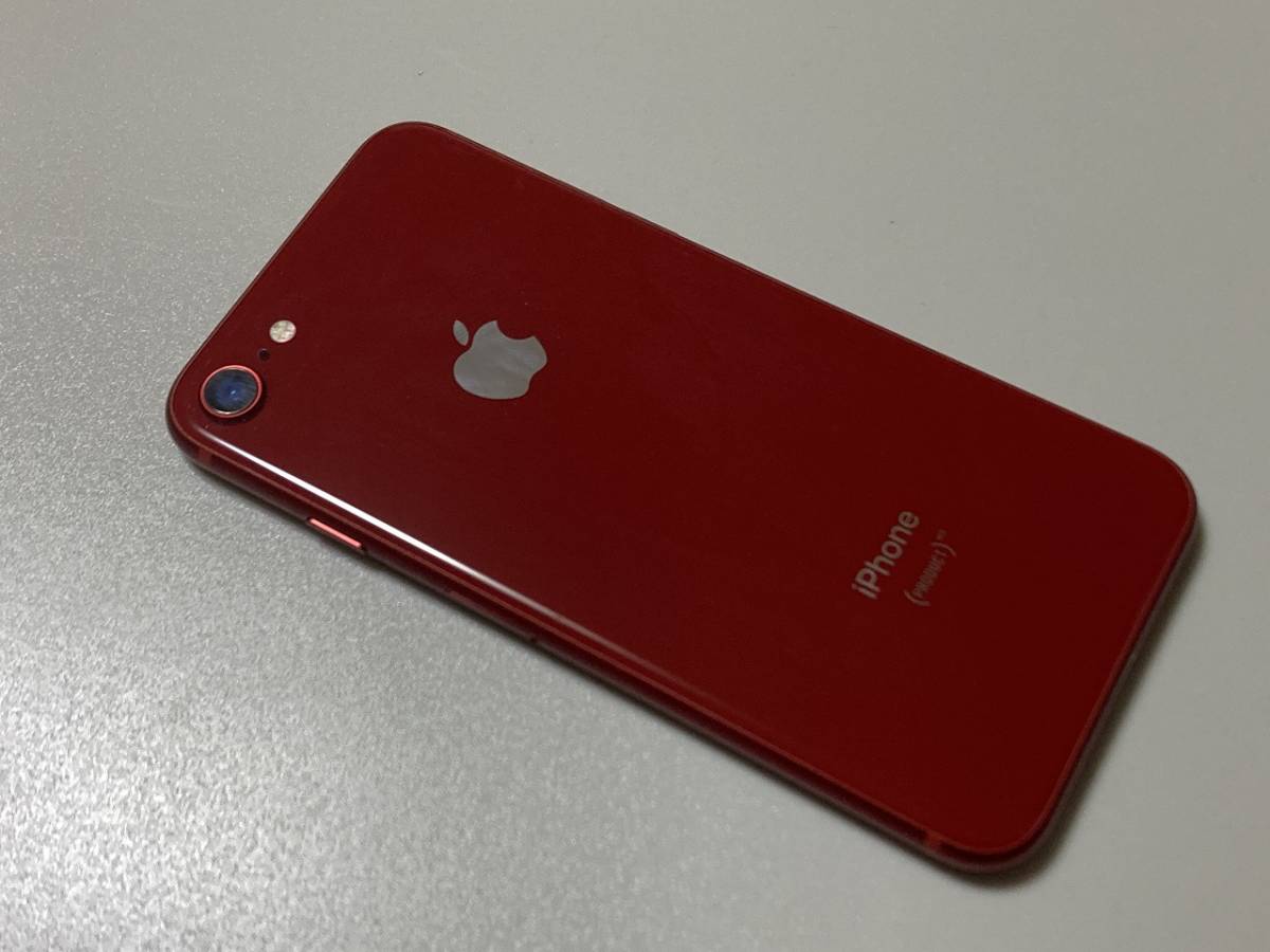 iPhone8 64GB バッテリー容量100% ◇◇◇ iPhone8 64GB 赤 [(PRODUCT)RED] バッテリー容量100% ◇◇◇ iPhone