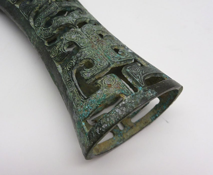 青銅器 唐物 時代物 中国古玩 青銅剣 古銅 緑屋h□ i9⁄3-