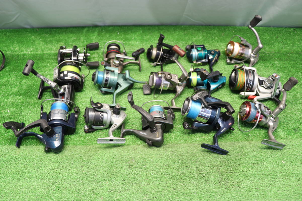 Daiwa スピニングリール 4点セット まとめ A-3-fi-re-000200【中古】 スピニングリール 25点 プロマリン